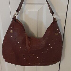 Vintage Leather Via Spiga Handbag